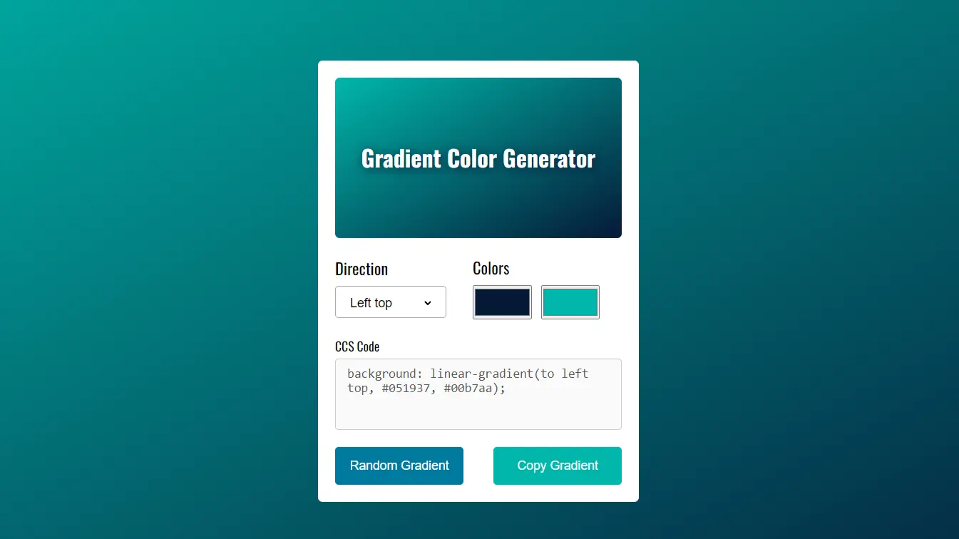Gradient Generator